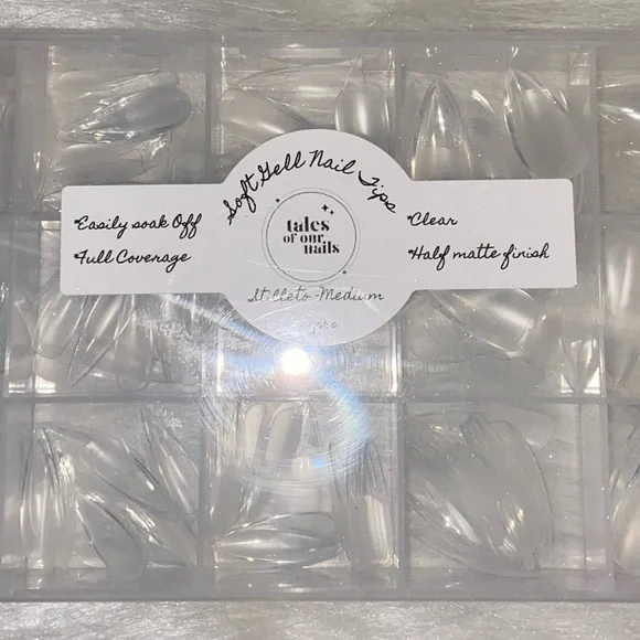 Lot of 5 boxes Full Coverage Nail Tips - Picture 8 of 9